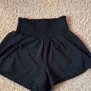 Aerie Black High-Waisted Women's Shorts